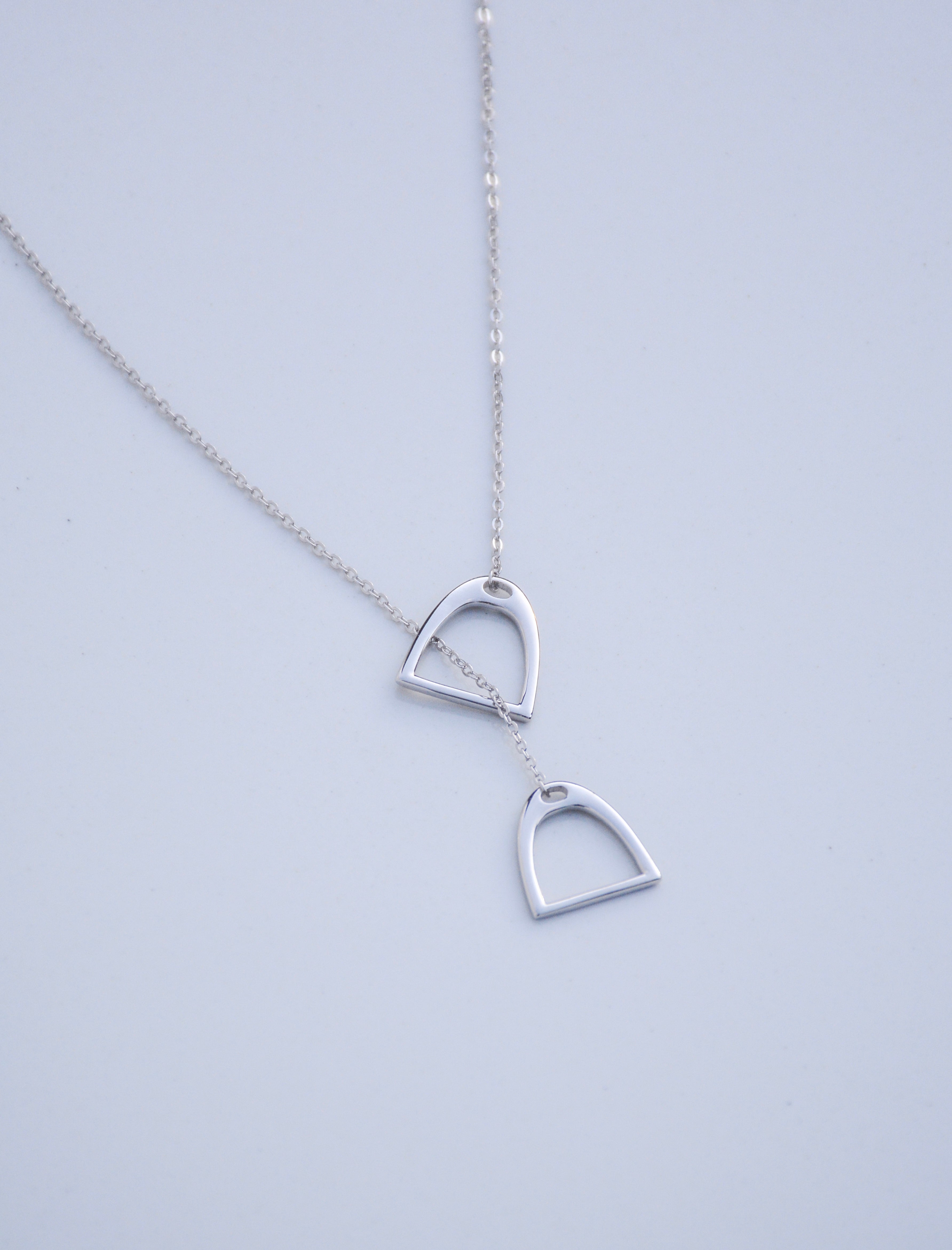 Double Stirrup Necklace