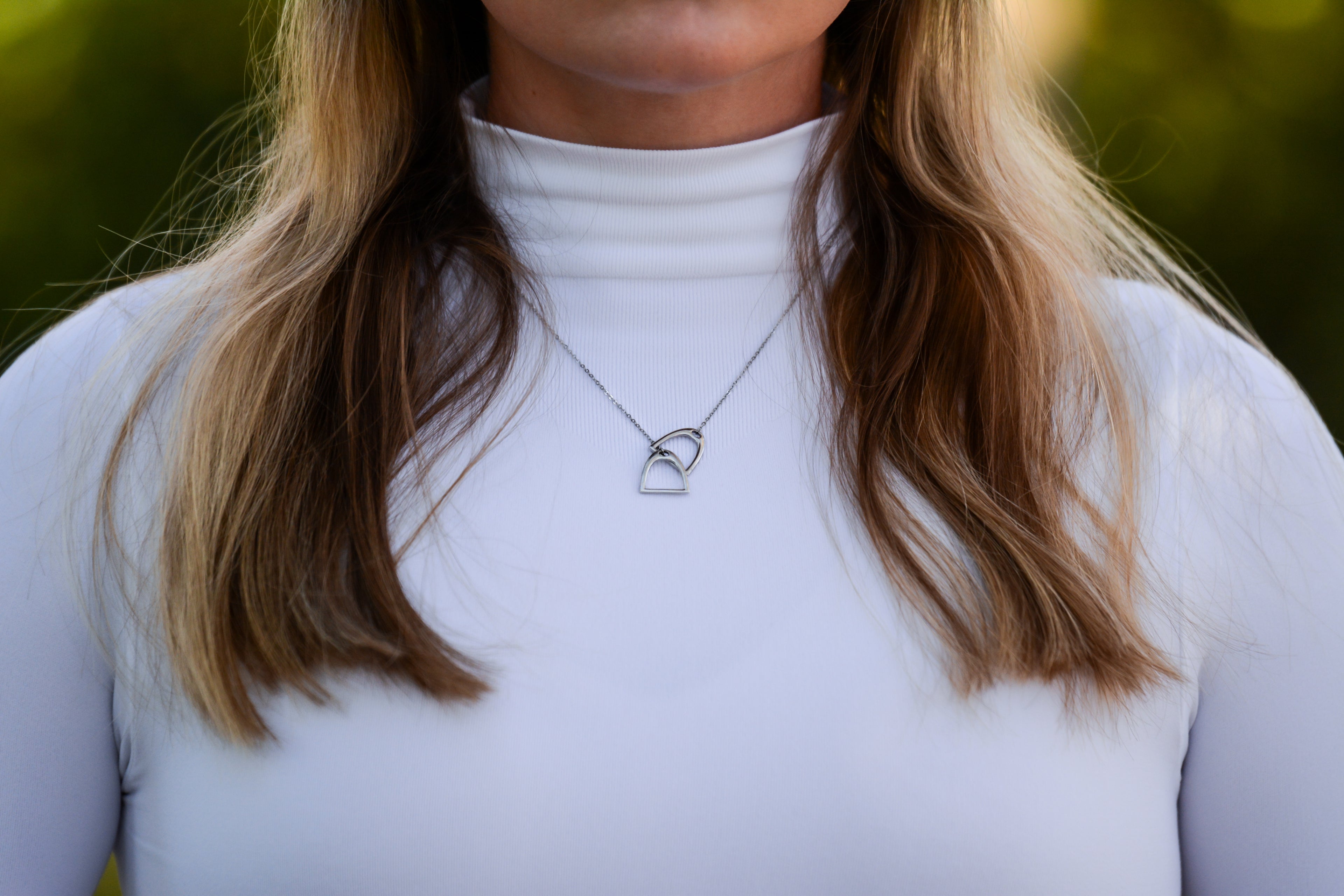 Double Stirrup Necklace